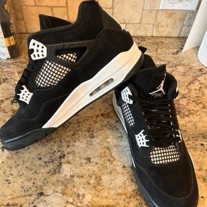 Jordan Black and White Men's Sneakers
